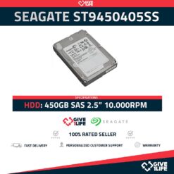 SEAGATE ST9450405SS 450GB HDD 2,5" SAS-2 6GB/S 10K 64MB - SERVIDORES HP DELL IBM