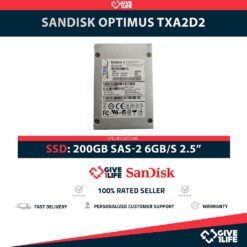 SANDISK OPTIMUS TXA2D2 SSD 200GB 2.5" SAS-2 6GB/S