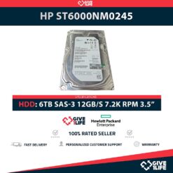 HP ST6000NM0245 6TB HDD 3.5" SAS-3 12GB/S 7.2K RPM CACHE 256MB