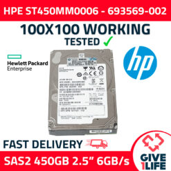 HPE ST450MM0006 450GB HDD 2.5" SAS-2 6GB/S 10K 64MB - 693569-002