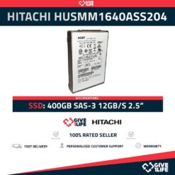 HITACHI HUSMM1640ASS204 400GB SSD 2.5" SAS-3 12GB/S