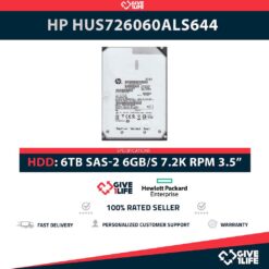 HP HUS726060ALS644 6TB HDD 3.5" SAS-2 6GB/S 7.2K RPM 64MB CACHÉ