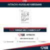 HITACHI HUSSL4010BSS600 SSD 100GB 2.5" SAS-2 6GB/S