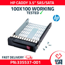 HP CADDY PARA SAS/SATA 3.5" CON TORNILLOS COMPATIBLE CON G5/G6 PN:335537-001