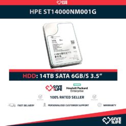 HPE ST14000NM001G 14TB HDD 3.5" SATA 6GB/S 7.200 RPM 256MB CACHE