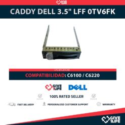 CADDY DELL 3.5" LFF 0TV6FK COMPATIBLE CON C6100 / C6220 + TORNILLOS
