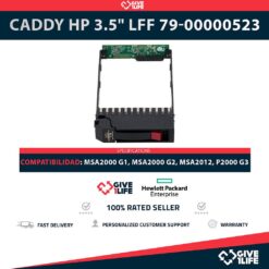 CADDY HP 3.5" LFF 79-00000523 COMPATIBLE CON MSA2000 G1, MSA2000 G2, MSA2012, P2000 G3 + TORNILLOS