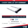 CADDY IBM STORWIZE 2.5" SFF 45W8687 COMPATIBLE CON V3500, V3700, V5000, V7000, DS800 + TORNILLOS