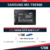 SAMSUNG MZ-75E500 SSD 500GB 2.5″ SATA 6GB/S