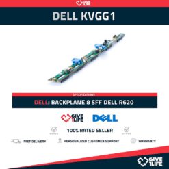 Dell KVGG1 Backplane Frontal 8SFF 8 Bahías de 2.5" para R620 8SFF