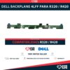 Dell 0P7H13 Backplane Frontal 4LFF 4 Bahías de 3.5" para R320 / R420