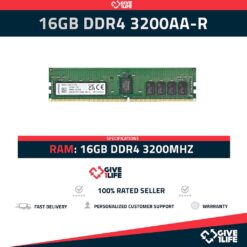16GB 2Rx8 PC4-3200AA-R DDR4 RAM REGISTRADA - ESPECIAL SERVIDOR