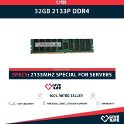 32GB 2DRx4 PC4-2133P DDR4 RAM REGISTRADA - ESPECIAL SERVIDOR