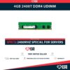 4GB 1Rx8 PC4-2400T UDIMM DDR4 RAM