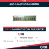4GB 1Rx8 PC4-2666V UDIMM DDR4 RAM