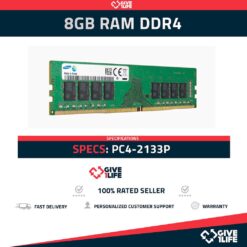 8GB 2Rx8 PC4-2133P DDR4 RAM REGISTRADA - ESPECIAL SERVIDOR