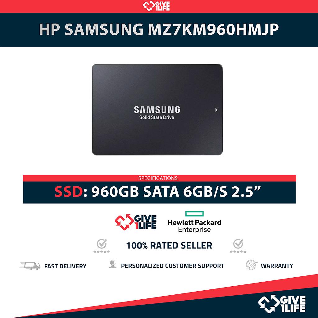 HP SAMSUNG MZ7KM960HMJP SSD 2.5" 960GB SATA 6GB/S