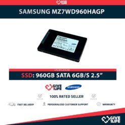 SAMSUNG MZ7WD960HAGP SSD 2.5" 960GB SATA 6GB/S