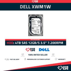 DELL XWM1W ST4000NM0005 4TB HDD 3.5" SAS-3 12GB/S 7.2K 128MB