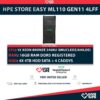 *NUEVO CON CAJA* HPE StoreEasy ML110 Gen11 4LFF 1x 3408U + 16GB RAM DDR5 + Intel VROC SATA/NVMe integrado + 1PSU 500W + 4X 4TB HDD SATA + 4X CADDYS