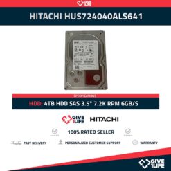 HITACHI HUS724040ALS641 4TB HDD SAS 3.5" 7.2K RPM 6GB/S - PARA SERVIDORES
