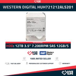 Western Digital 12TB SAS 12GB/s HUH721212AL5201 7.200RPM 3.5" LFF 0F29531
