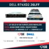 Dell PowerEdge R740XD2 26LFF 2x Gold 6138 40 Núcleos 80 Hilos 3.70GHz Turbo 64GB RAM 2 PSU