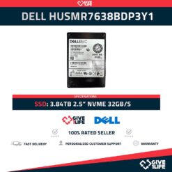 DELL EMC HUSMR7638BDP3Y1 3.84TB SSD NVMe 2.5" SFF 32GB/S