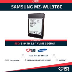 SAMSUNG MZ-WLL3T8C 3.84TB SSD NVMe 2.5" SFF 32GB/S