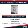 HITACHI HUH721010AL4200 10TB HDD 3.5" SAS-3 12GB/S 7.2K RPM 4Kn