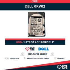 DELL 0KV02 1.2TB HDD 2.5" SAS-3 12GB/S 10K 128MB
