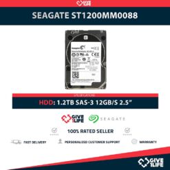SEAGATE ST1200MM0088 1.2TB HDD 2.5" SAS-3 12GB/S 10K 128MB