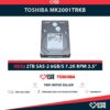 TOSHIBA MK2001TRKB 2TB HDD SAS-2 6GB/S 7.2K RPM 16MB 3.5"