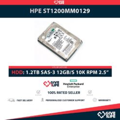 HPE ST1200MM0129 1.2TB HDD 2.5" SAS-3 12GB/S 10K 256MB