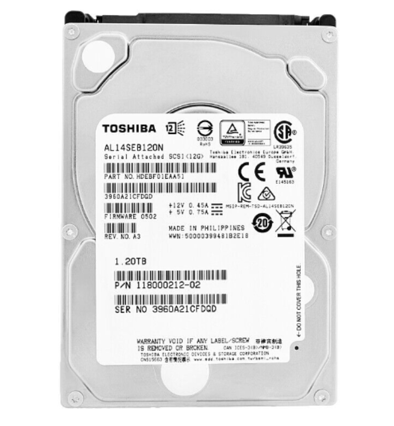 TOSHIBA AL14SEB120N 1.2TB HDD 2.5" SAS-3 12GB/S 10K 128MB CACHE- SERVIDORES - Imagen 7