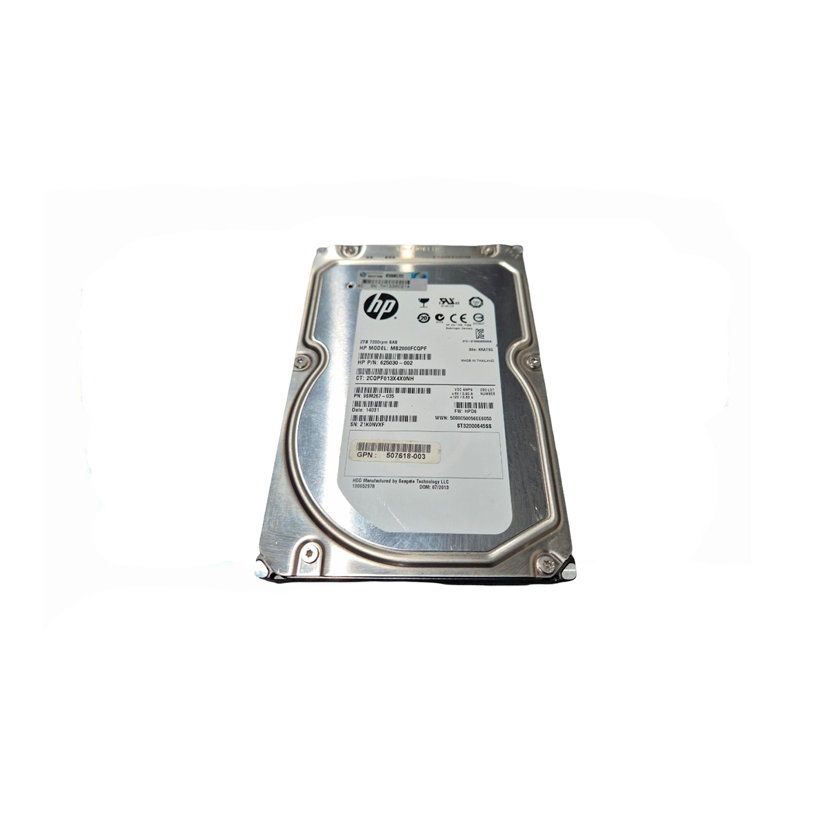 HPE ST32000645SS 2TB HDD 3.5" SAS-2 6GB/S 7.2K 64MB CACHÉ - Imagen 2