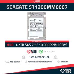 SEAGATE ST1200MM0007 1.2TB HDD 2.5" SAS-2 6GB/S 10K 64MB