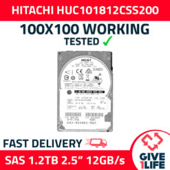 HITACHI HUC101812CSS200 1.2TB HDD 2.5" SAS-3 12GB/s 128MB CACHE - SERVIDORES