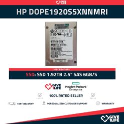 SSD 1.92TB 2.5" SAS HP DOPE1920S5xnNMRI -2 6GB/S 762770-003 778252-001