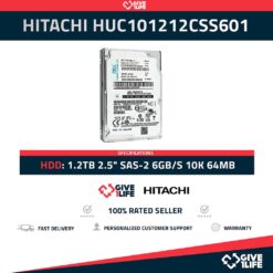 HITACHI HUC101212CSS601 1.2TB HDD 2.5" SAS-2 6GB/S 10K 64MB