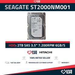 SEAGATE ST2000NM0001 2TB HDD 3.5" SAS-2 6GB/S 7.200 RPM 64MN CACHÉ - SERVIDOR