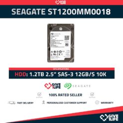 SEAGATE ST1200MM0018 1.2TB HDD 2,5" SAS-3 12GB/S 10K 64MB