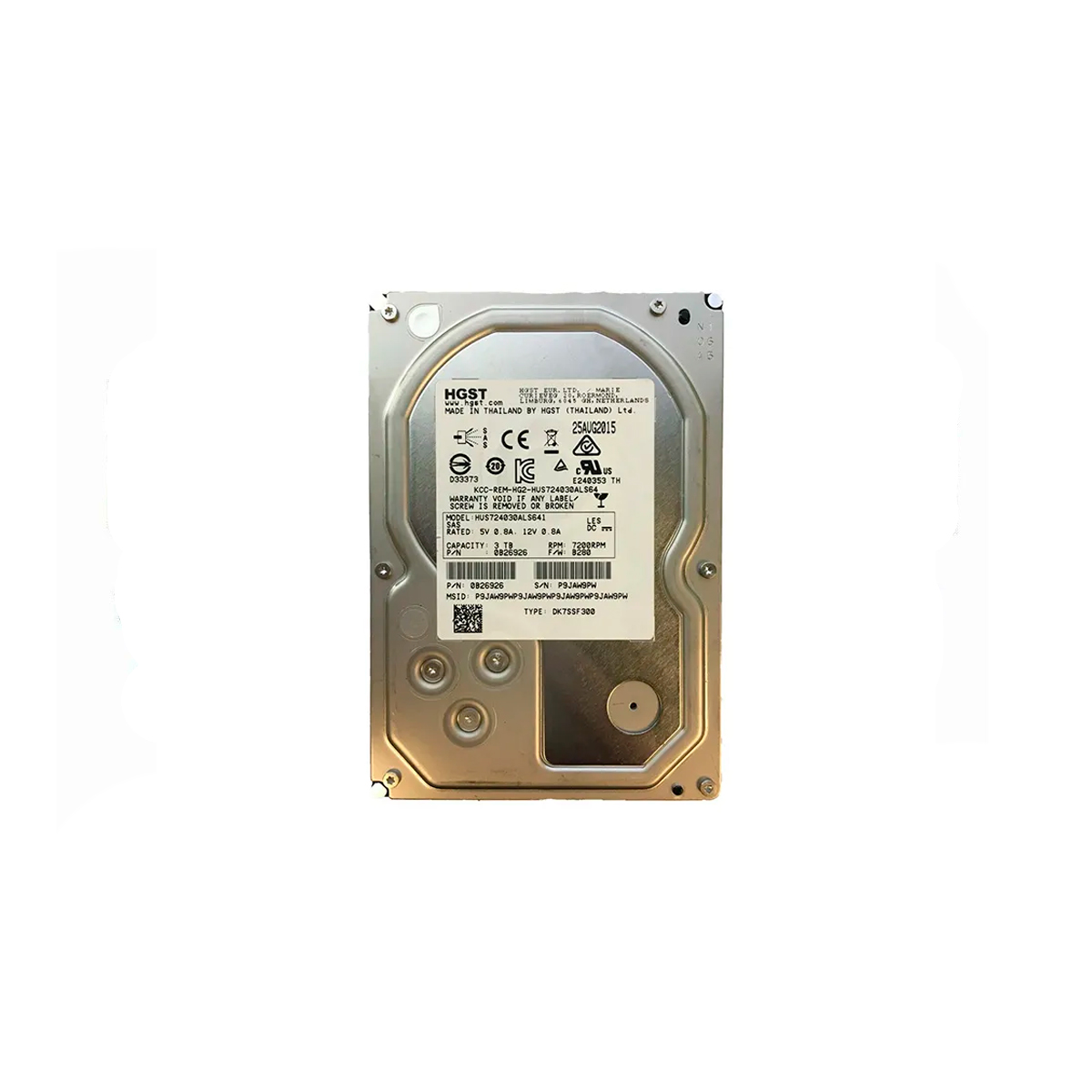 HITACHI HUS724030ALS641 3TB HDD 3.5" SAS-2 6GB/S 7.2K RPM 64MB - Imagen 2