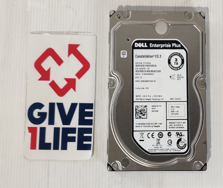 DELL ENTERPRISE PLUS-4CMD9- ST3000NM0023 3TB HDD 3.5" SAS-2 6GB/S 7.2K 128MB - Imagen 8