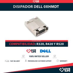 Disipador / Heatsink DELL 0XHMDT para R320, R420 y R520