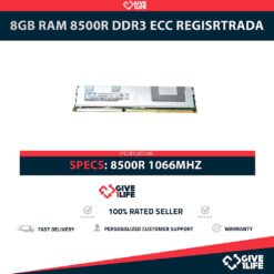 8GB RAM 8500R DDR3 ECC REGISTRADA - ESPECIAL PARA SERVIDORES