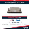 Disipador / Heatsink Perfil Bajo para DELL PowerEdge R620 PN: 0M112P, 0N6YNR
