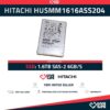 HITACHI UltraStar HUSMM1616ASS204 SSD INTERNO 1.6TB SAS2 6GB/S 2.5" MLC
