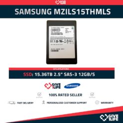 Samsung MZILS15THMLS 15.36TB SSD SAS-3 12GB/S 2.5″ SFF