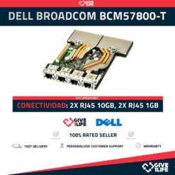 Dell Broadcom BCM57800-T -G8RPD- 2x10GB + 2x1GB BASET RNDC